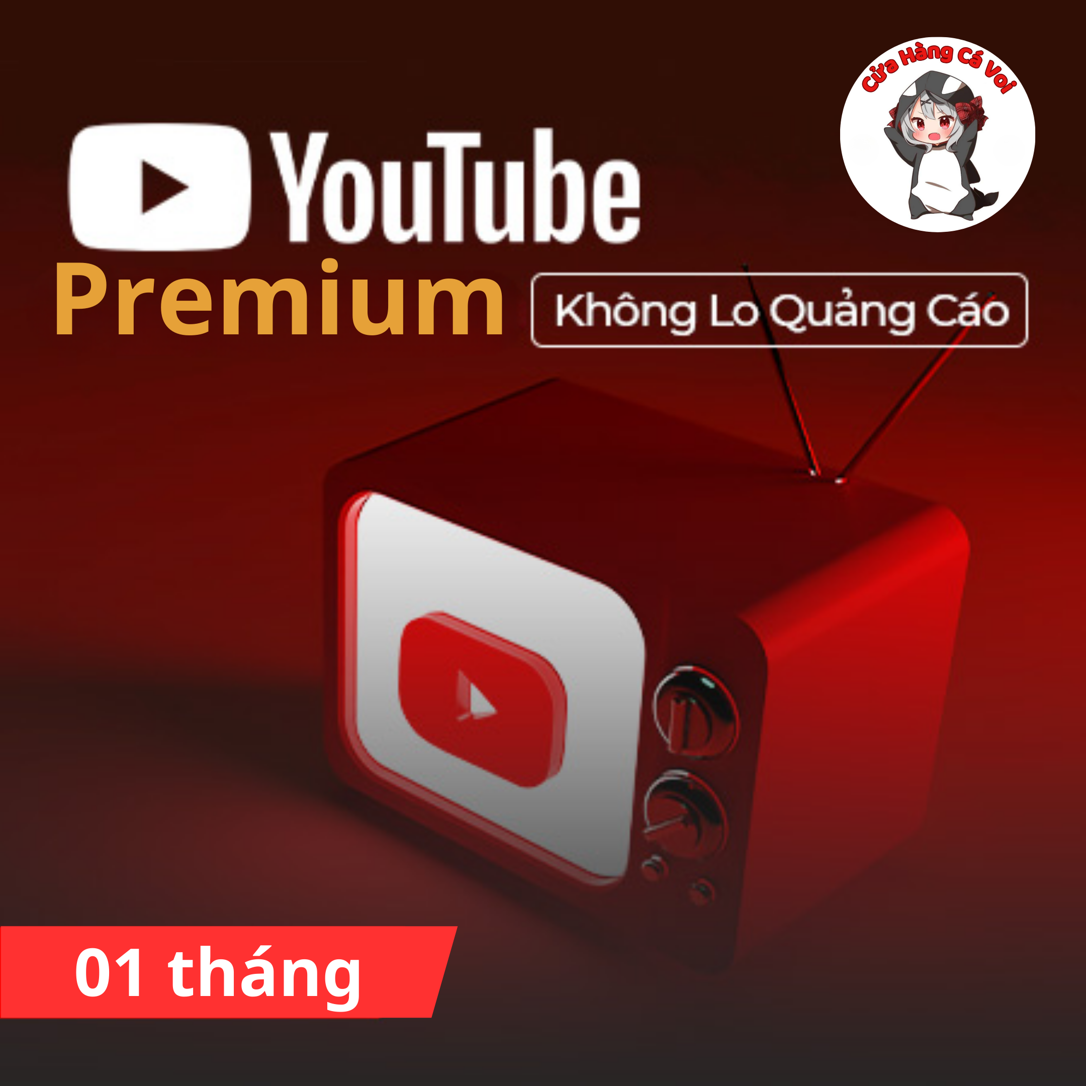 Nâng cấp YouTube Premium chính chủ